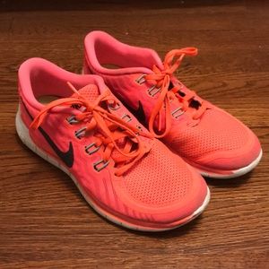 Orange Nike Free 5.0